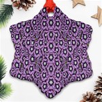 Ornate Forest Of Climbing Flowers Ornament (Snowflake) Front