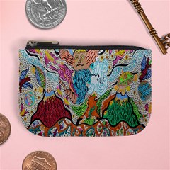 Supersonic Volcano Wizard Mini Coin Purse by chellerayartisans