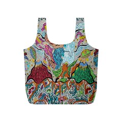 Supersonic Volcano Wizard Full Print Recycle Bag (s) by chellerayartisans