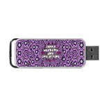 Forest Of Climbing Flowers And Life Is Fine Portable USB Flash (Two Sides) Front