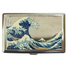 The Classic Japanese Great Wave Off Kanagawa By Hokusai Cigarette Money Case by PodArtist