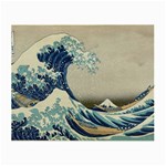 The Classic Japanese Great Wave off Kanagawa by Hokusai Small Glasses Cloth Front