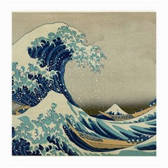 The Classic Japanese Great Wave Off Kanagawa By Hokusai Medium Glasses Cloth (2-side) by PodArtist