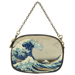 The Classic Japanese Great Wave Off Kanagawa By Hokusai Chain Purse (one Side) by PodArtist