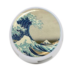 The Classic Japanese Great Wave Off Kanagawa By Hokusai 4-port Usb Hub (two Sides) by PodArtist