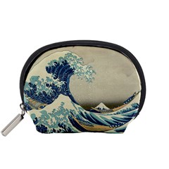 The Classic Japanese Great Wave Off Kanagawa By Hokusai Accessory Pouch (small) by PodArtist