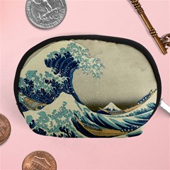 The Classic Japanese Great Wave Off Kanagawa By Hokusai Accessory Pouch (medium) by PodArtist