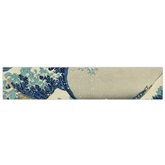 The Classic Japanese Great Wave Off Kanagawa By Hokusai Small Flano Scarf by PodArtist