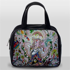 Transparent Volcano Fish Classic Handbag (one Side) by chellerayartisans