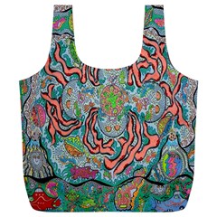 Octopusquad Full Print Recycle Bag (xl) by chellerayartisans