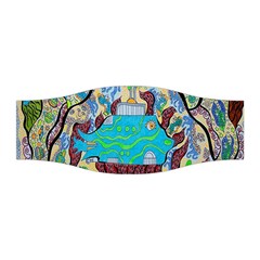 Cosmic Blue Submarine Stretchable Headband by chellerayartisans