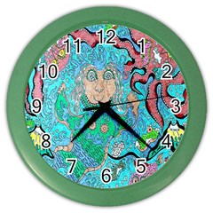 Mesmerizing Mermaid Color Wall Clock