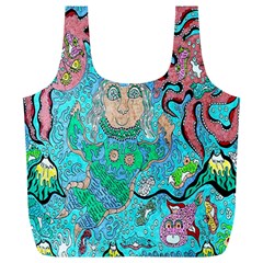 Mesmerizing Mermaid Full Print Recycle Bag (xl) by chellerayartisans