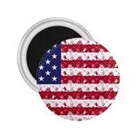 USA Flag Halloween Holiday Nightmare Stripes 2.25  Magnets Front