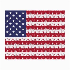 Usa Flag Halloween Holiday Nightmare Stripes Small Glasses Cloth by PodArtist