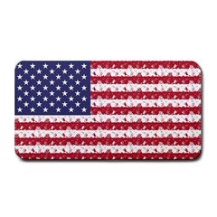 Usa Flag Halloween Holiday Nightmare Stripes Medium Bar Mats by PodArtist