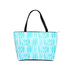 Aqua Blue Colored Waikiki Surfboards  Classic Shoulder Handbag by PodArtist