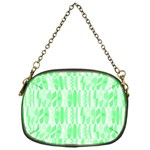 Bright Lime Green Colored Waikiki Surfboards  Chain Purse (One Side) Front