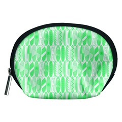 Bright Lime Green Colored Waikiki Surfboards  Accessory Pouch (medium) by PodArtist