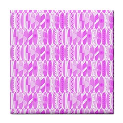 Bright Pink Colored Waikiki Surfboards  Tile Coasters by PodArtist