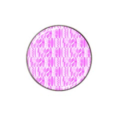 Bright Pink Colored Waikiki Surfboards  Hat Clip Ball Marker by PodArtist