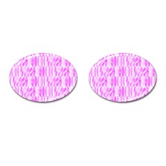 Bright Pink Colored Waikiki Surfboards  Cufflinks (oval) by PodArtist