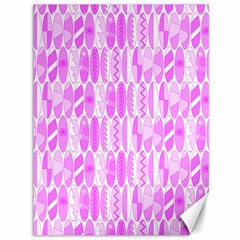 Bright Pink Colored Waikiki Surfboards  Canvas 36  X 48  by PodArtist