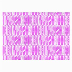 Bright Pink Colored Waikiki Surfboards  Large Glasses Cloth (2-side) by PodArtist