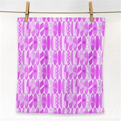 Bright Pink Colored Waikiki Surfboards  Face Towel by PodArtist