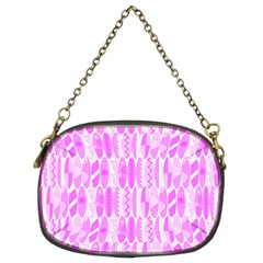 Bright Pink Colored Waikiki Surfboards  Chain Purse (two Sides)