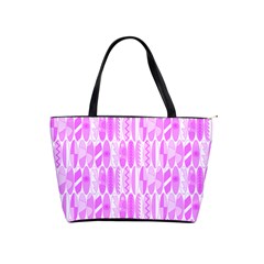 Bright Pink Colored Waikiki Surfboards  Classic Shoulder Handbag by PodArtist