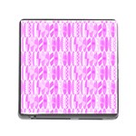 Bright Pink Colored Waikiki Surfboards  Memory Card Reader (Square 5 Slot) Front