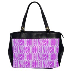 Bright Pink Colored Waikiki Surfboards  Oversize Office Handbag by PodArtist