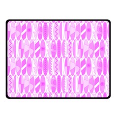 Bright Pink Colored Waikiki Surfboards  Fleece Blanket (small) by PodArtist