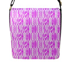 Bright Pink Colored Waikiki Surfboards  Flap Closure Messenger Bag (l) by PodArtist