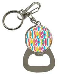 Mini Rainbow Colored Waikiki Surfboards  Bottle Opener Key Chains