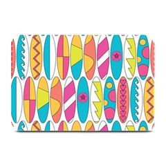 Mini Rainbow Colored Waikiki Surfboards  Plate Mats