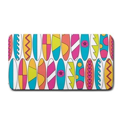 Mini Rainbow Colored Waikiki Surfboards  Medium Bar Mats