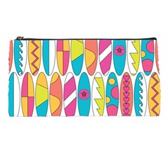 Mini Rainbow Colored Waikiki Surfboards  Pencil Cases by PodArtist