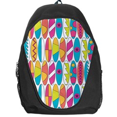 Mini Rainbow Colored Waikiki Surfboards  Backpack Bag