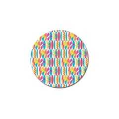 Rainbow Colored Waikiki Surfboards  Golf Ball Marker (10 Pack) by PodArtist