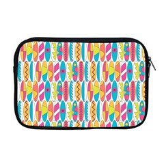 Rainbow Colored Waikiki Surfboards  Apple Macbook Pro 17  Zipper Case by PodArtist