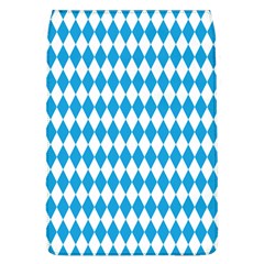 Oktoberfest Bavarian Blue And White Large Diagonal Diamond Pattern Removable Flap Cover (l) by PodArtist