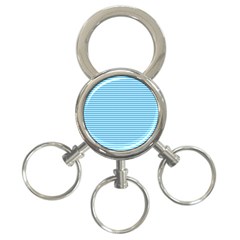 Oktoberfest Bavarian Blue And White Small Diagonal Diamond Pattern 3-ring Key Chains by PodArtist