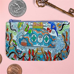 Supersonic Cosmic Submarine Large Coin Purse by chellerayartisans