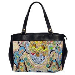 Supersonic Sun Oversize Office Handbag (2 Sides) by chellerayartisans