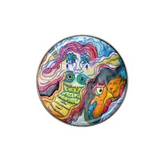 Watercolor Mermaid Hat Clip Ball Marker (4 Pack) by chellerayartisans