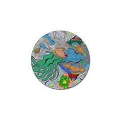 Universe Angel Golf Ball Marker (4 Pack) by chellerayartisans