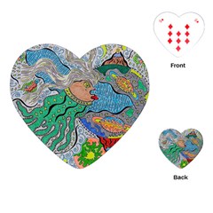 Universe Angel Playing Cards (heart) by chellerayartisans