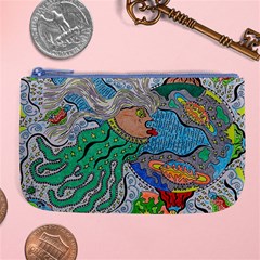 Universe Angel Large Coin Purse by chellerayartisans